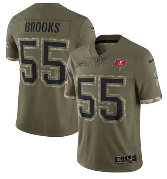 Men's Tampa Bay Buccaneers #55 Derrick Brooks 2022 Olive Salute To Service Limited Stitched Jersey,We sell and wholesale Men's Tampa Bay Buccaneers #55 Derrick Brooks 2022 Olive Salute To Service Limited Stitched Jersey on line form chian!